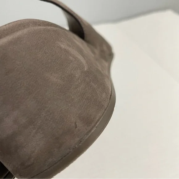 Eileen Fisher Devi Nubuck Slingback Wedge Sandals - Picture 11 of 11